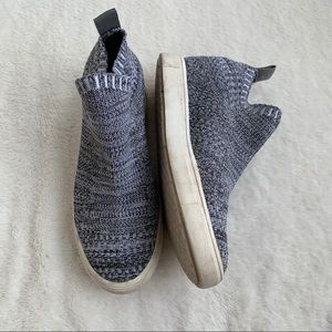 Massimo Supply Co Gray Shyla Sock Sneakers